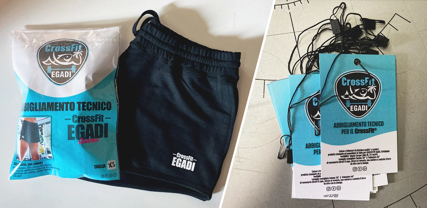 Selezione di tessuti e abbigliamento per i brand personalizzati